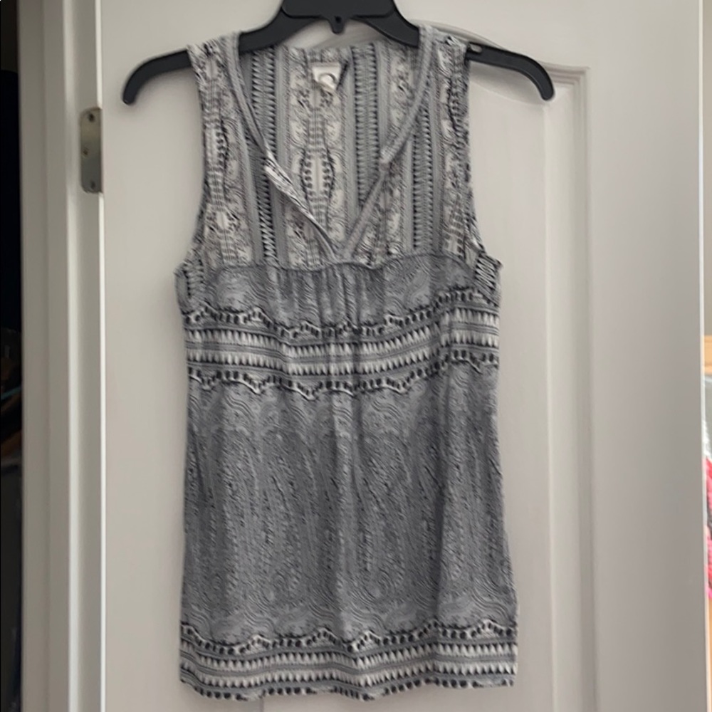 Anthropologie akemi and kin printed tank top Xs